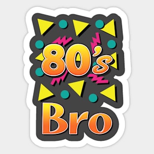 80s Bro Sticker